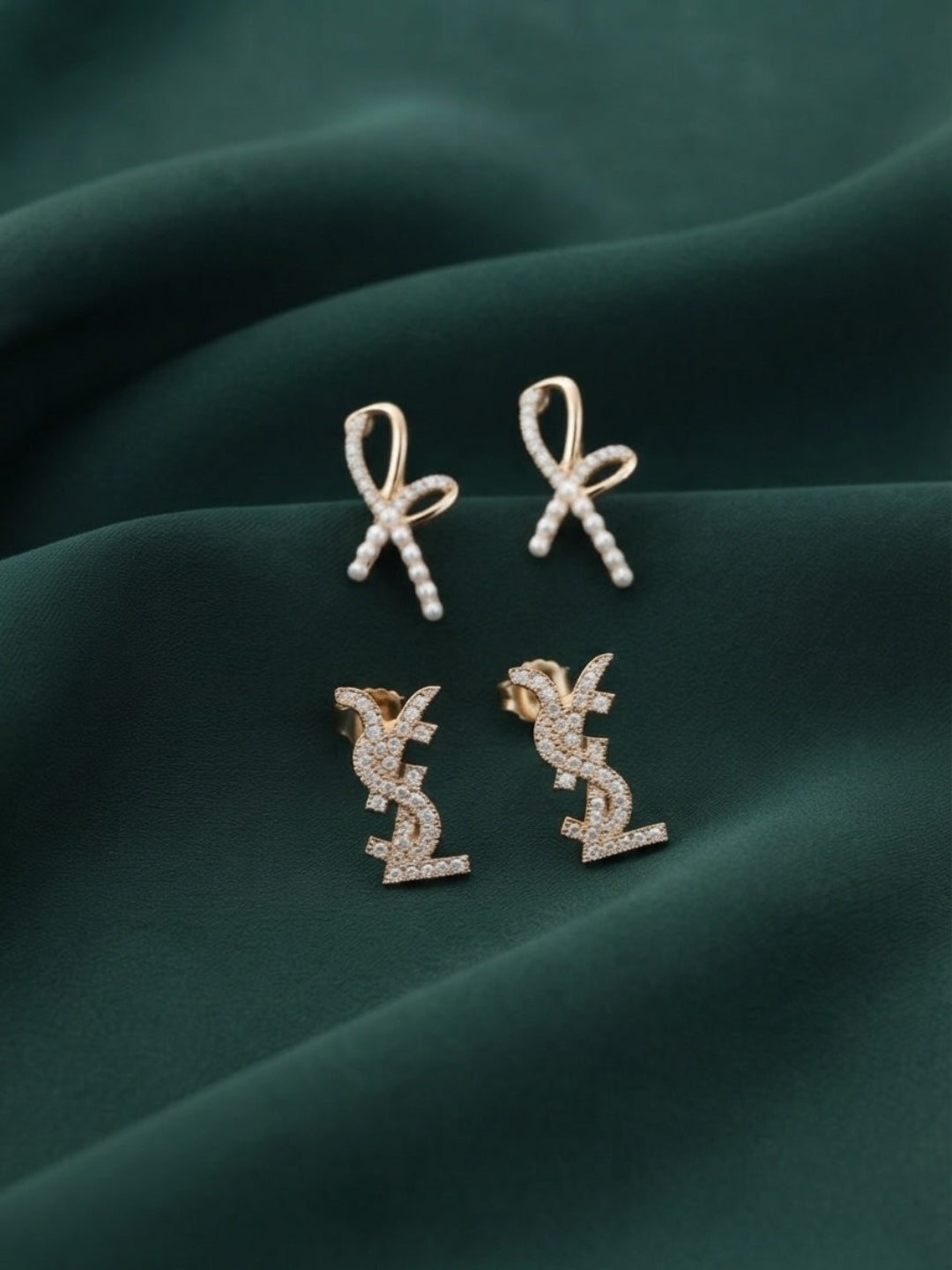 Pack Of 2 Multi-Design Earrings Combo For Women