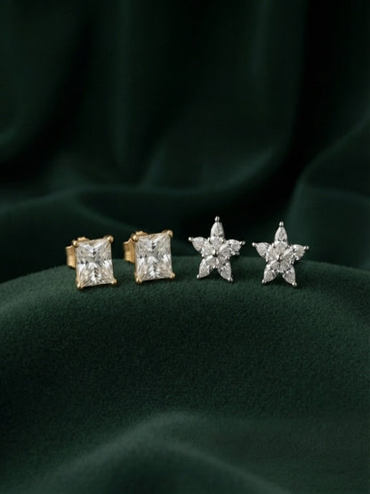 Pack Of 2 Multi-Design Earrings Combo For Women