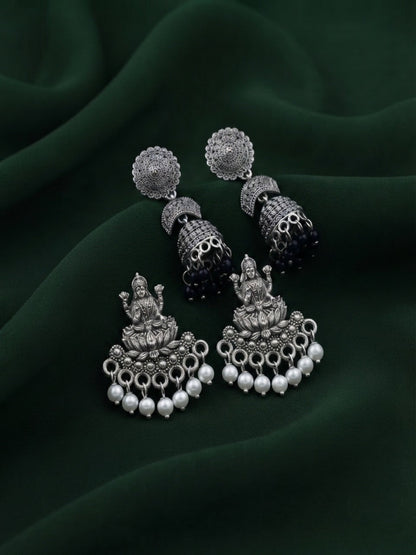 Pack Of 2 Multi-Design Earrings Combo For Women