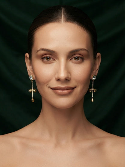 Pack Of 2 Multi-Design Earrings Combo For Women