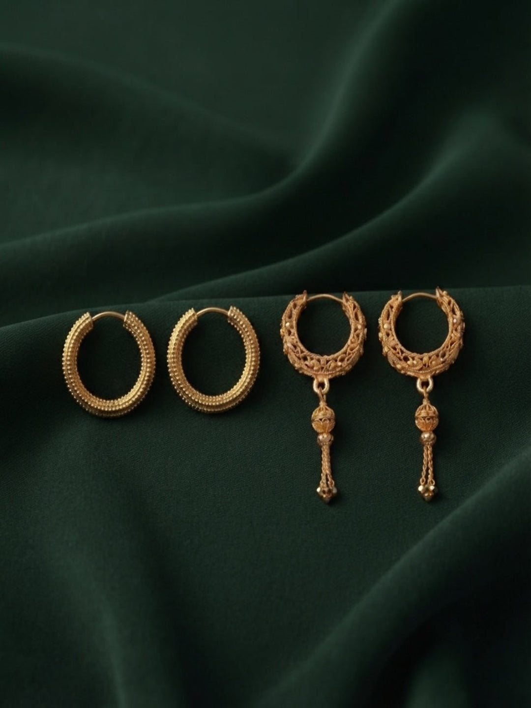 Pack Of 2 Multi-Design Earrings Combo For Women