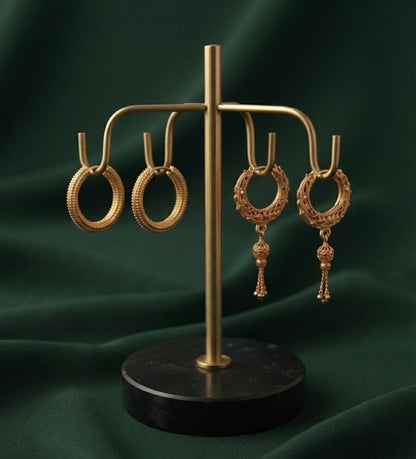 Pack Of 2 Multi-Design Earrings Combo For Women