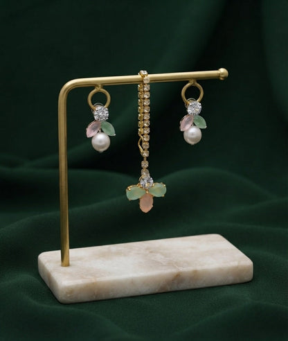 Mang Tikka & Earrings Combo Set For Women