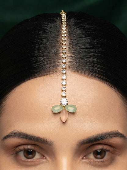 Mang Tikka & Earrings Combo Set For Women
