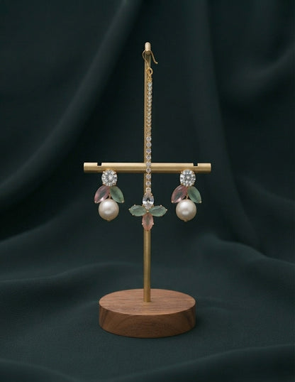 Mang Tikka & Earrings Combo Set For Women