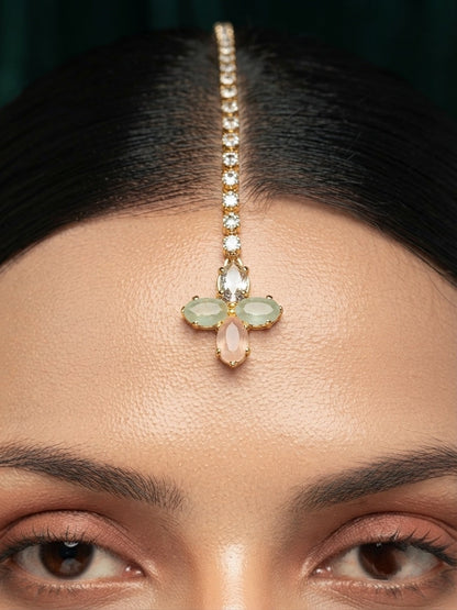 Mang Tikka & Earrings Combo Set For Women