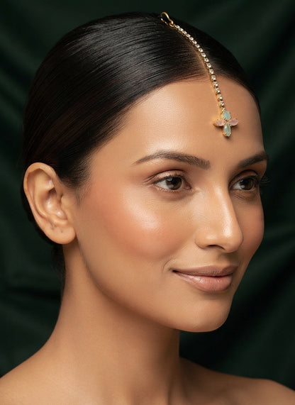 Mang Tikka & Earrings Combo Set For Women