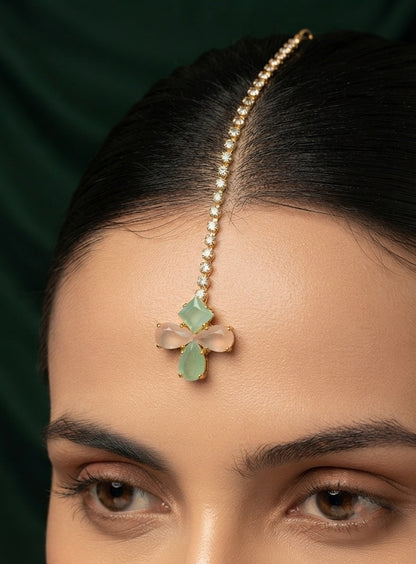 Mang Tikka & Earrings Combo Set For Women