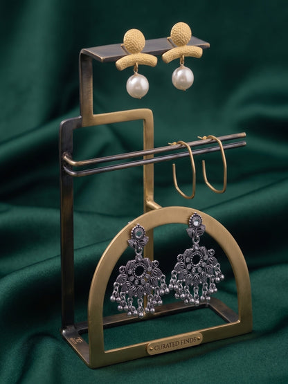 Set Of 3 Multi-Design Earrings Combo Pack