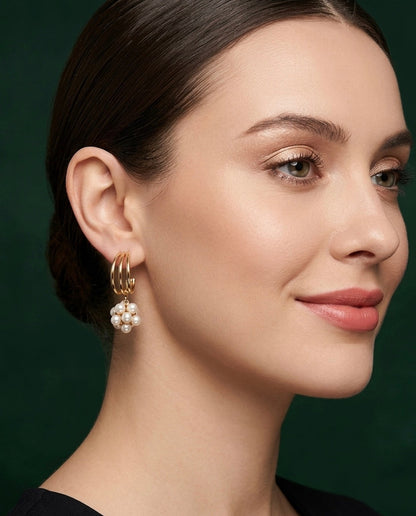 Set Of 3 Multi-Design Earrings Combo Pack