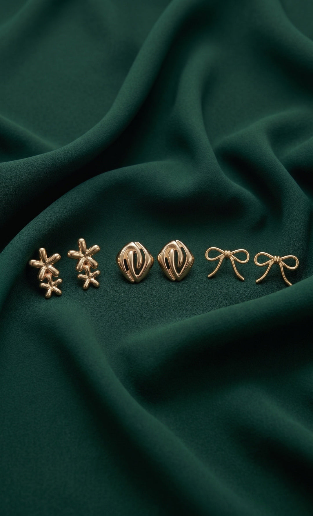 Set Of 3 Multi-Design Earrings Combo Pack