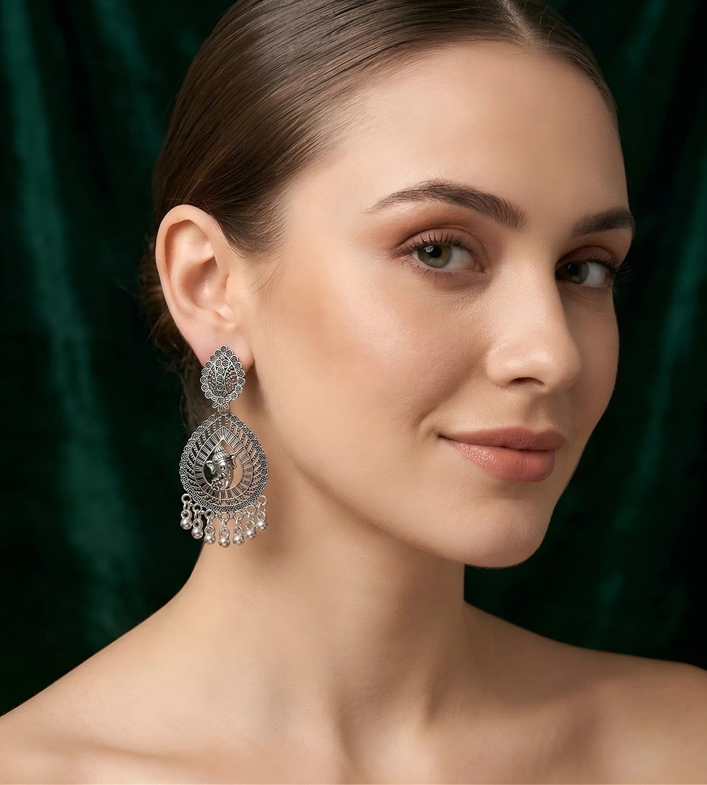Set Of 4 Multi-Design Earrings Combo Pack