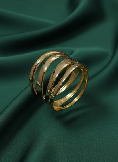 Gold-Plated Cuff Bracelet
