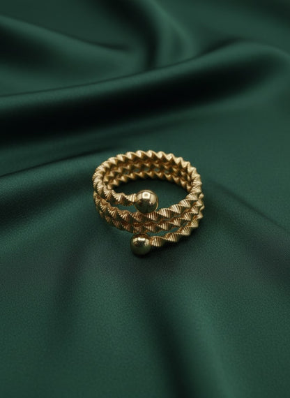 Designer Anti Tarnish Spiral Wraparound Bracelet