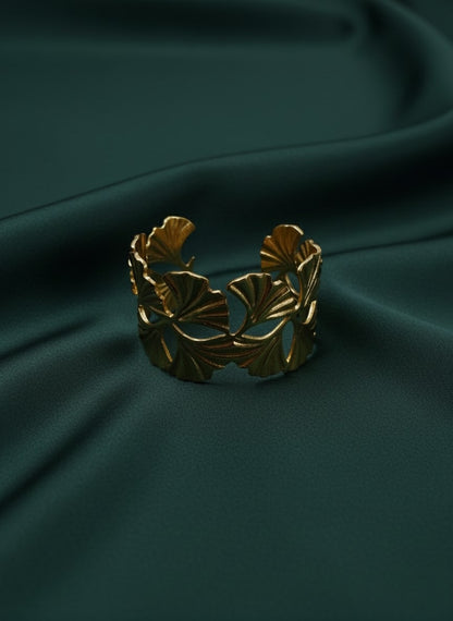 Anti-Tarnish Boho Textured Cuff Bracelet