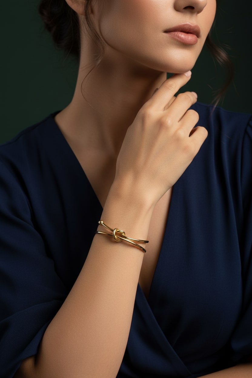 Unique Two-Layered Cuff Bracelet