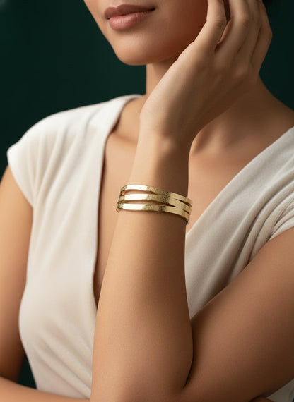 Premium Bangle-Style Cuff Bracelet