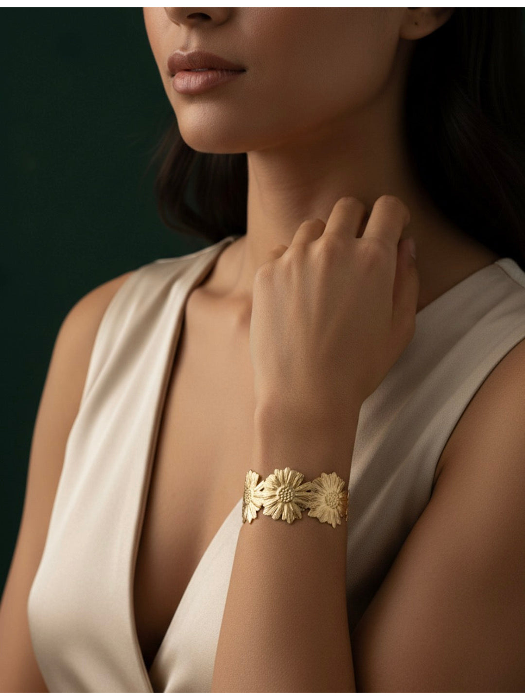 Beautiful Sun Flower Shaped Fancy Bracelet