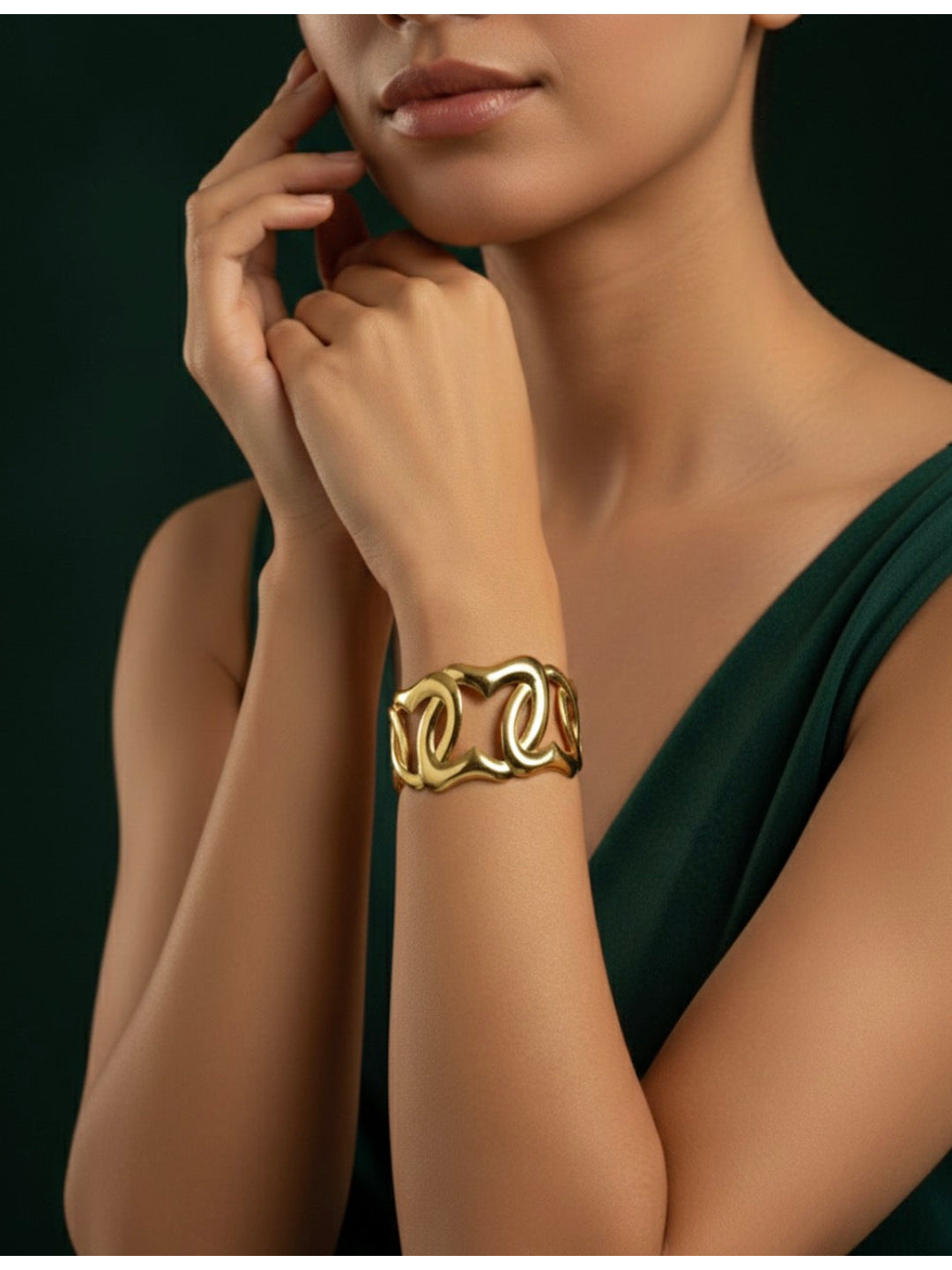 Fancy Bangle Style Bracelet