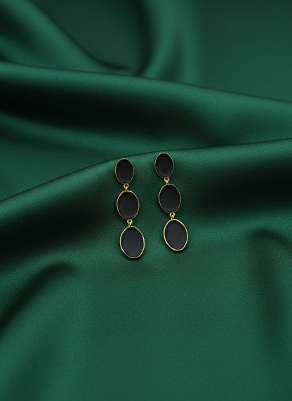 Classic Black Earrings