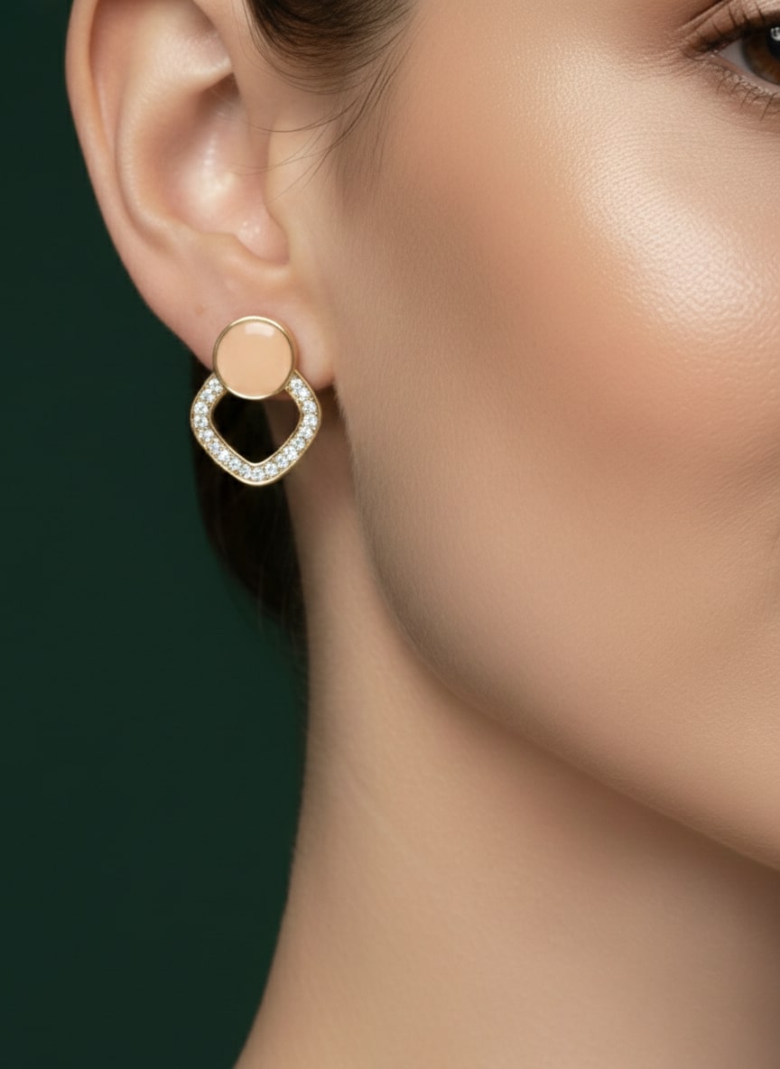 Unique Beads &amp; Diamond Studs