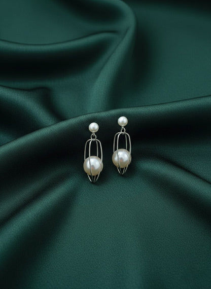 Beautiful Pearls Beaded Drop Earrings