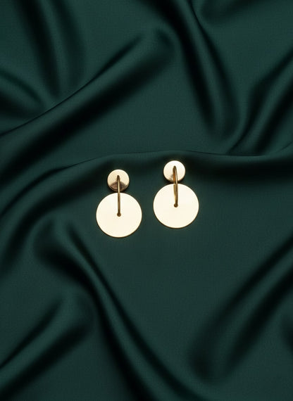 Antique Contemporary Drop Earrings