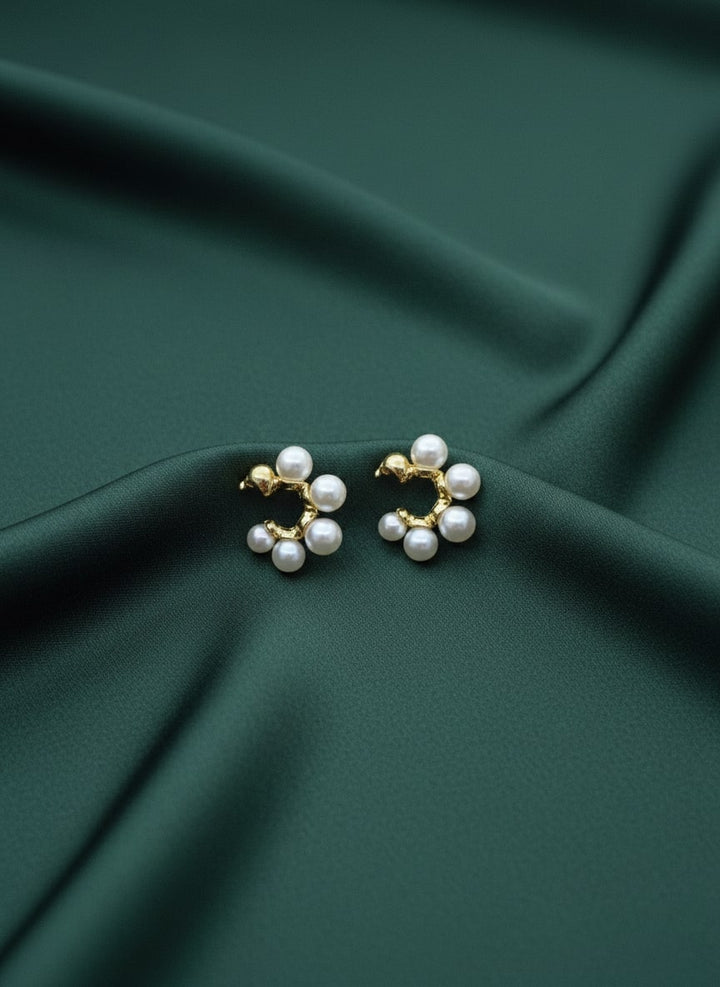 Fancy Artificial Beaded Small hoop