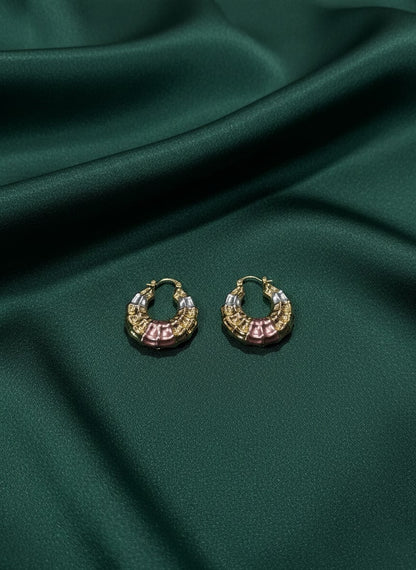Golden trendy Small Hoop