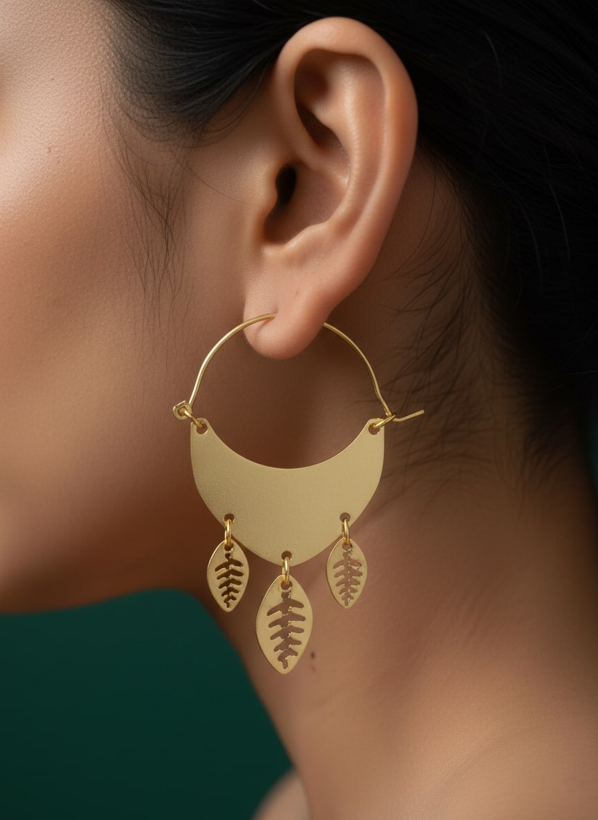 Beautiful Contemporary Style Hoops