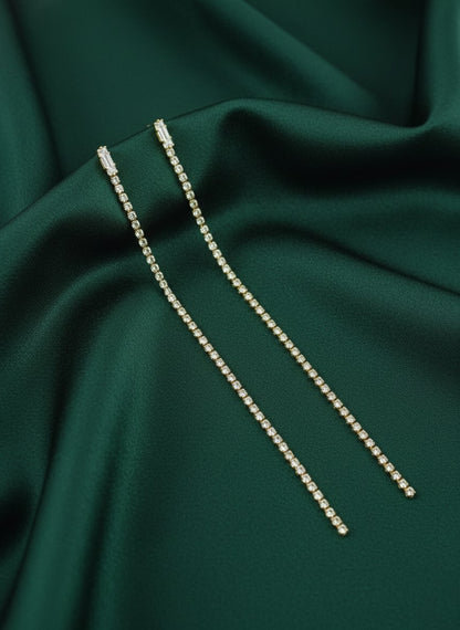 Classic Diamond Threader Earrings