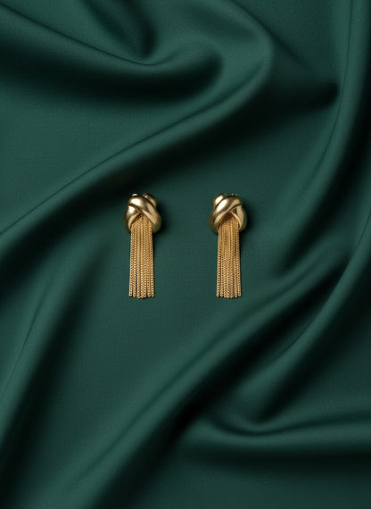Golden tassels Earrings