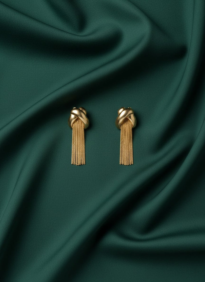 Golden tassels Earrings