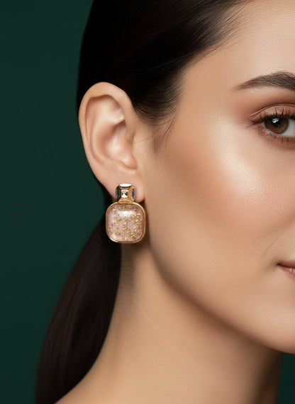 Beautiful Glitter Korean Style Drop Earrings
