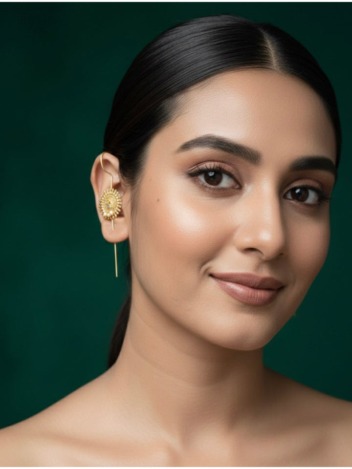 Trendy Style Gold Plated Ear Cuff