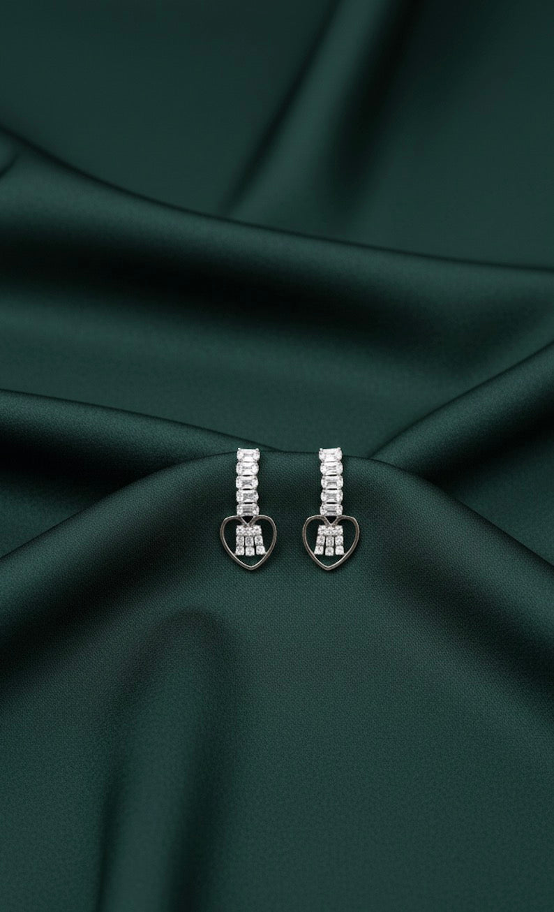 Antique Style Silver Plated Earrings