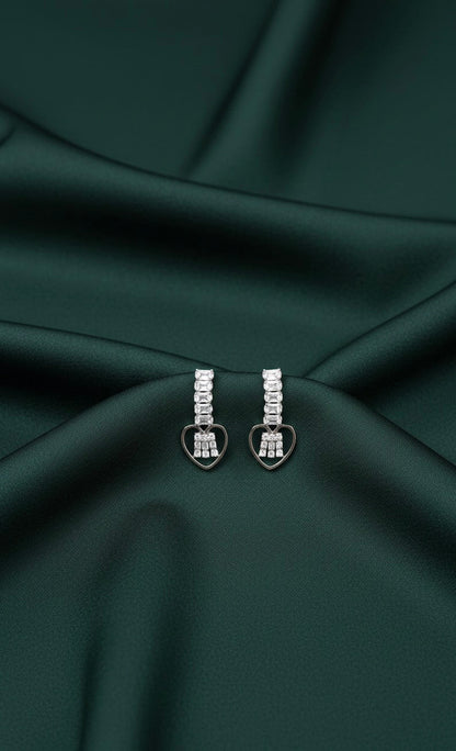 Antique Style Silver Plated Earrings