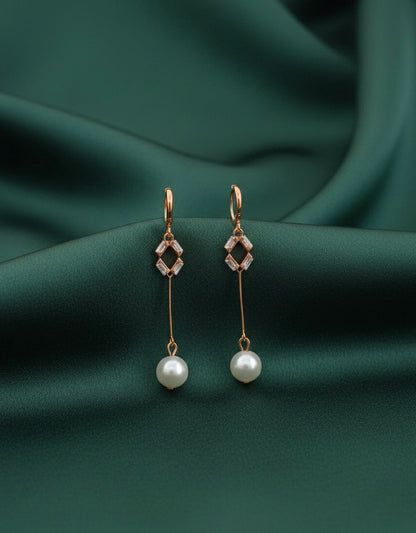 Korean-style fancy Pearls earrings