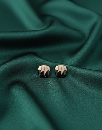 White & Black Fancy Studs