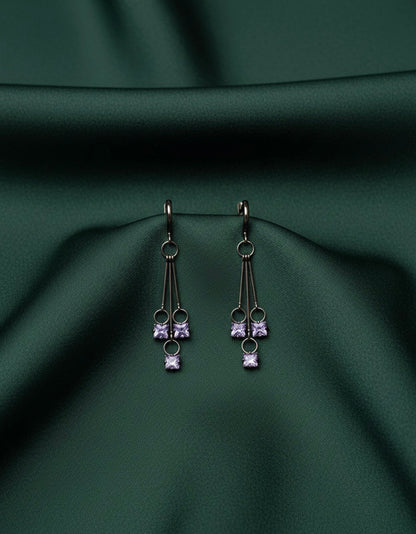 Black Color Taseels With Diamond