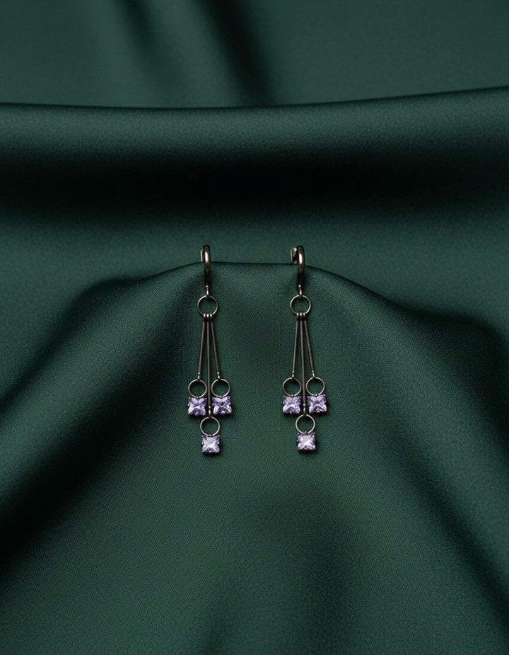 Black Color Taseels With Diamond
