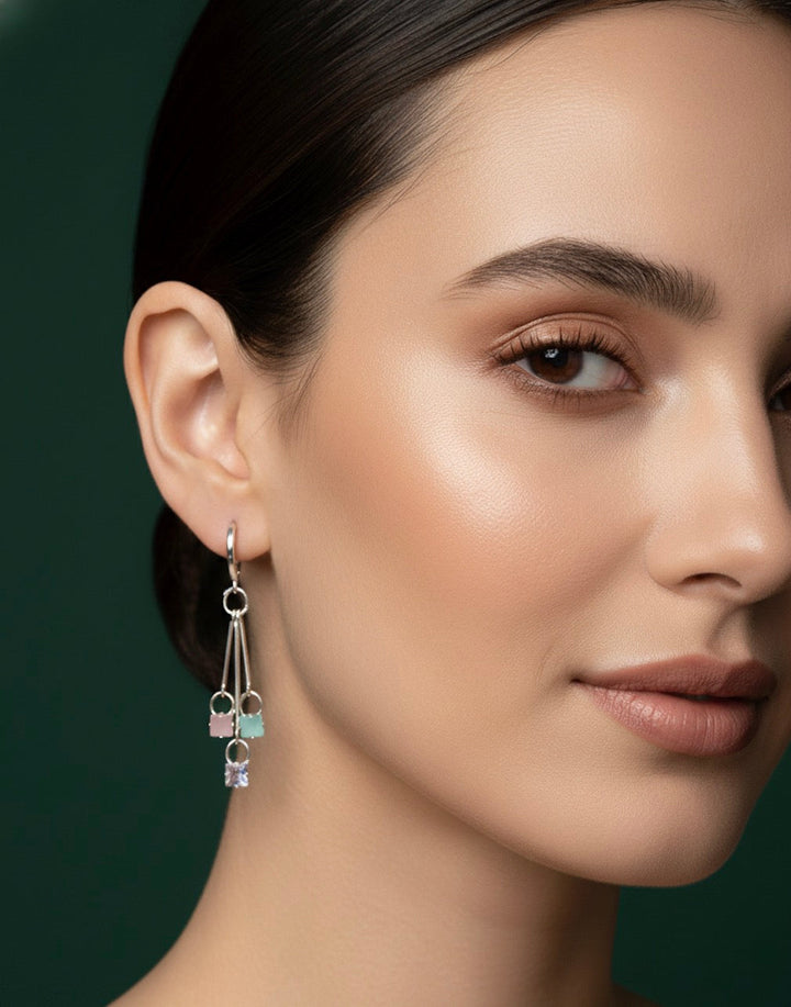 Tasseled With Multicolor Diamond