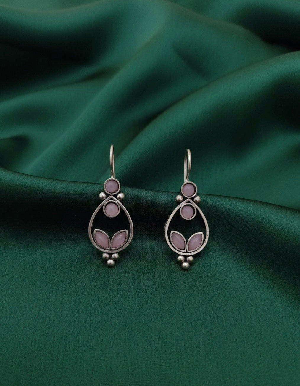 German Silver Plated Fancy Earrings