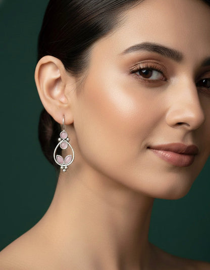 German Silver Plated Fancy Earrings