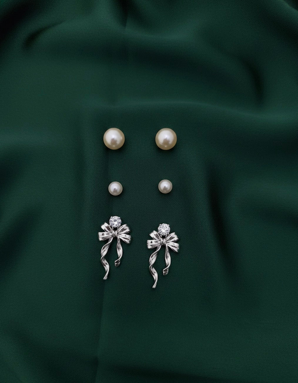 3 Different Beautiful Earrings Combo