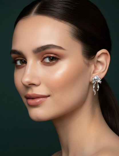 Pack Of 3 Silver Plated Fancy Studs