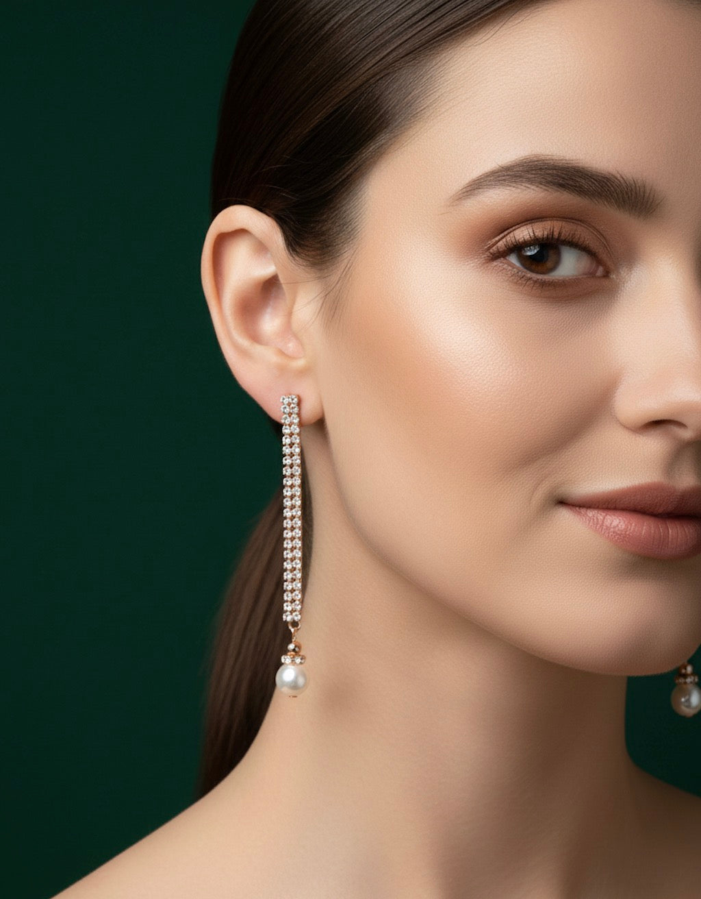 Trendy Diamond Tassel Earrings