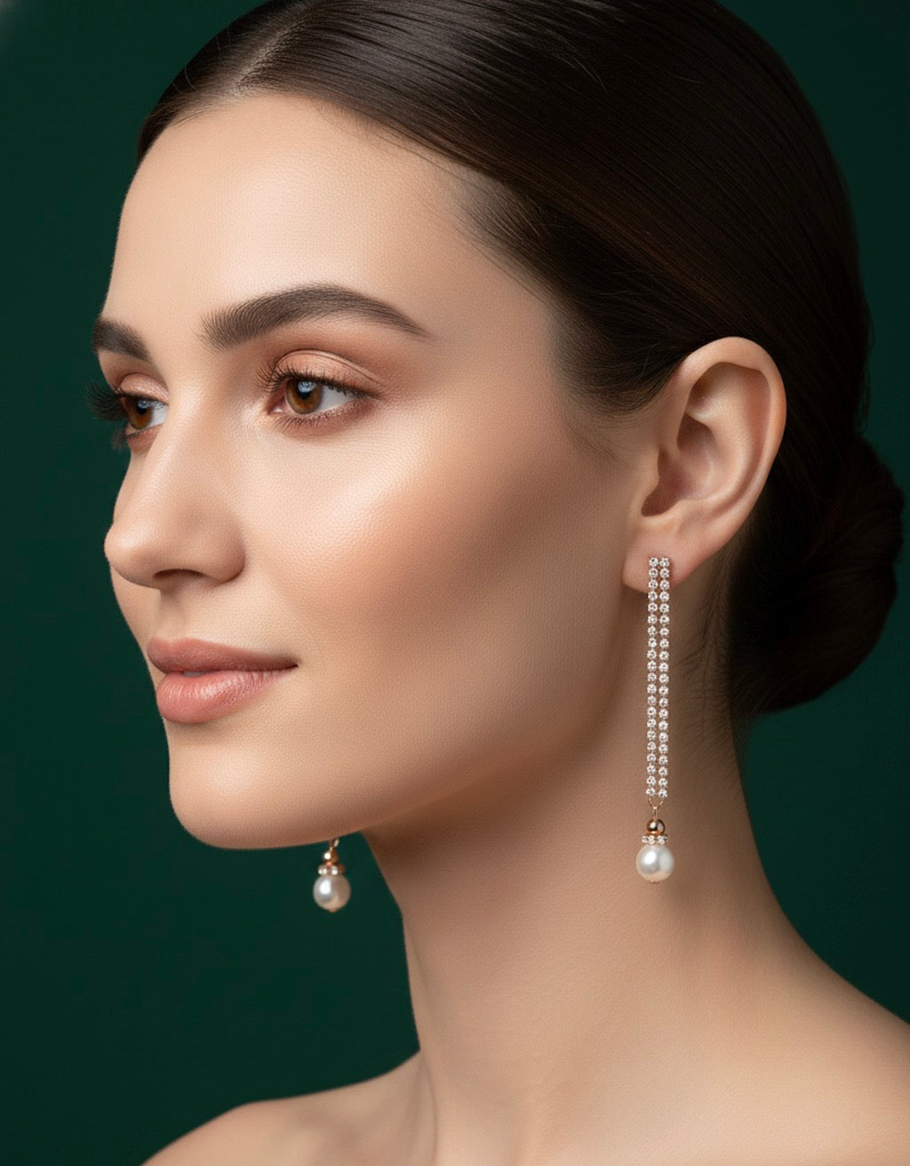 Trendy Diamond Tassel Earrings