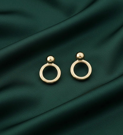 Beautiful Fancy Ring Design Earrings
