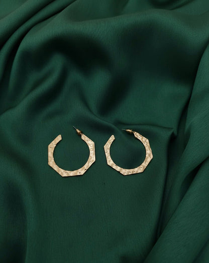 Rose Gold Plated Hoops